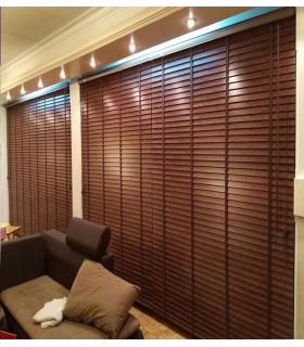 پرده کرکره چوبی 50 میلیمتری کد R-473