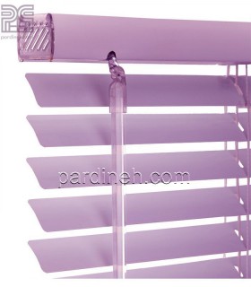 پرده کرکره 25 میلیمتری رنگ یاسی کد