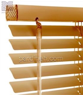 کرکره فلزی 25 میلینتری رنگ نسکافه ای