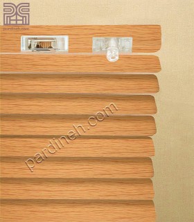 کرکره فلزی 25 میلیمتری طرح چوب کد