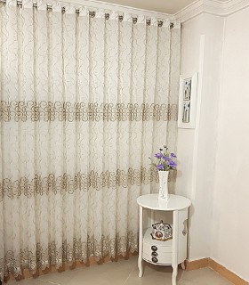 پرده سه هاشیه زمینه دونر طرح فلفورژه کد