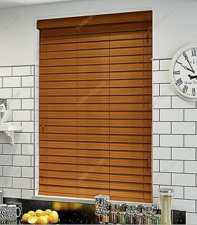 پرده کرکره چوبی رنگ قهوه ای سنتی کد Z1-132