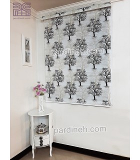 پرده زبرا سه بعدی سویلت طرح درختی کد Z1-012